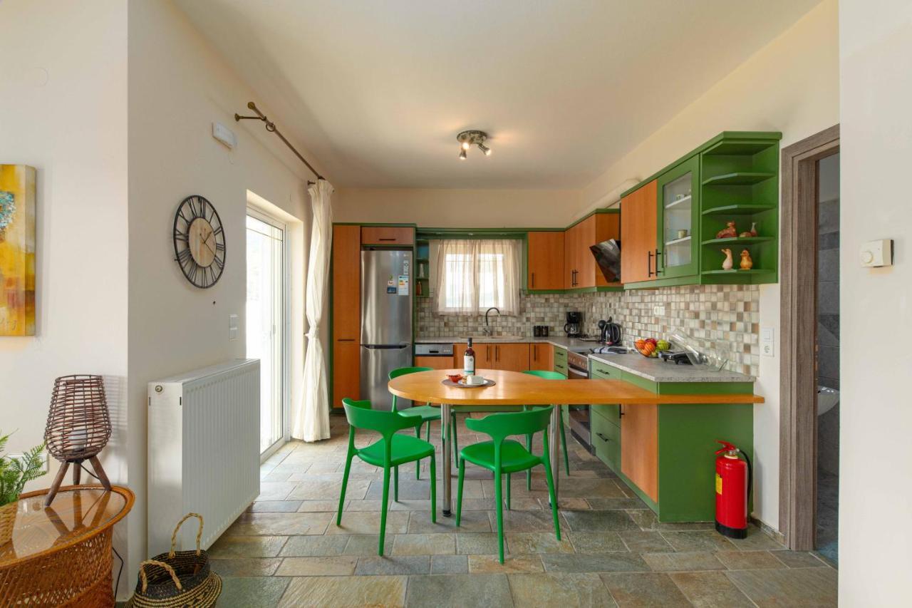 Villa Melenia For Family Holidays By The Beach Agia Pelagia Eksteriør billede