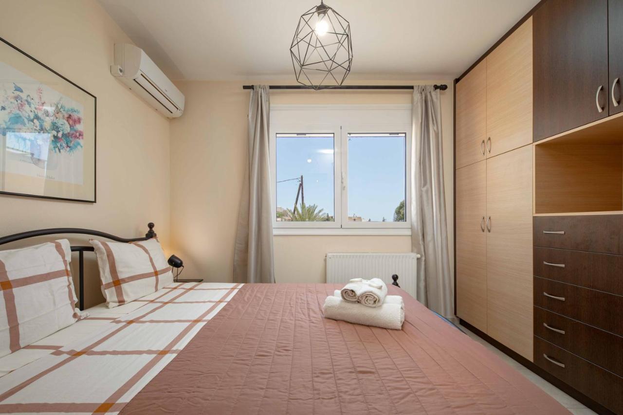 Villa Melenia For Family Holidays By The Beach Agia Pelagia Eksteriør billede