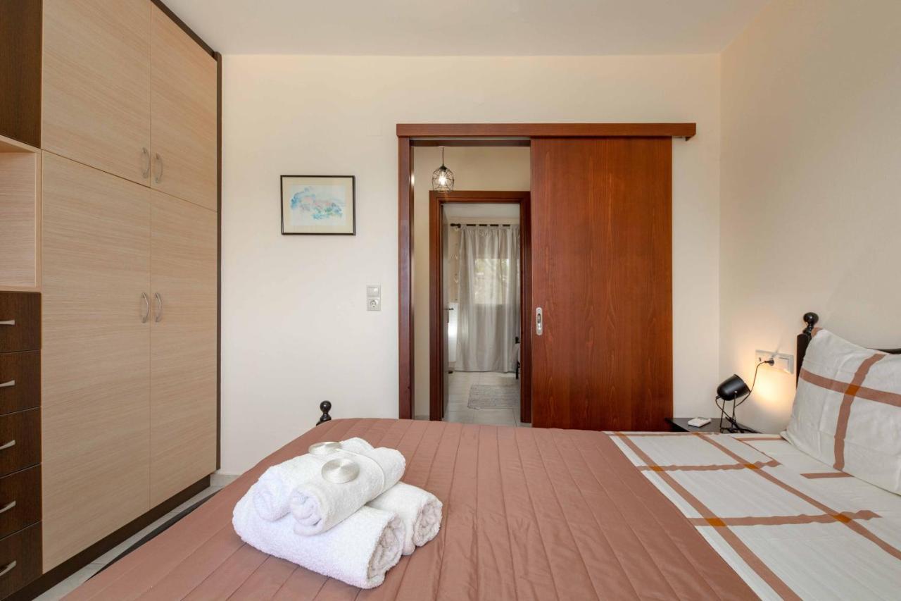 Villa Melenia For Family Holidays By The Beach Agia Pelagia Eksteriør billede